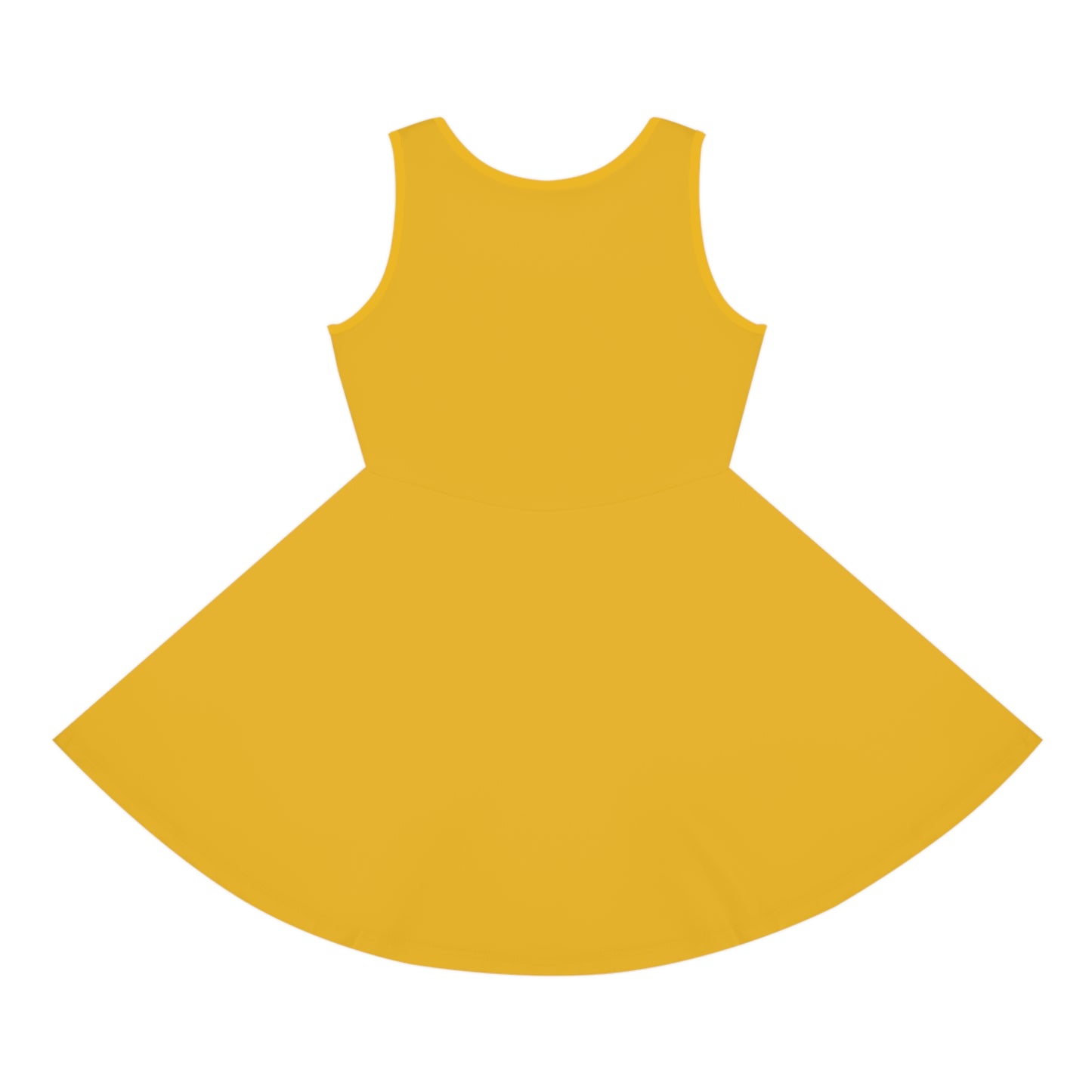 DYCHE Kids Sleeveless Dress – Yellow Flower